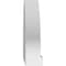Ekena Millwork Elliptical 3 Spoke Architectural Grade PVC Pediment, 28"W x 8"H x 2"P PEDPS028X080ELL03 - alternate 5